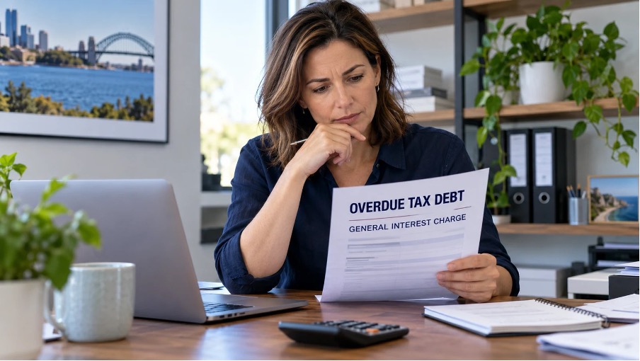 ATO GIC rates applied to an overdue business tax debt