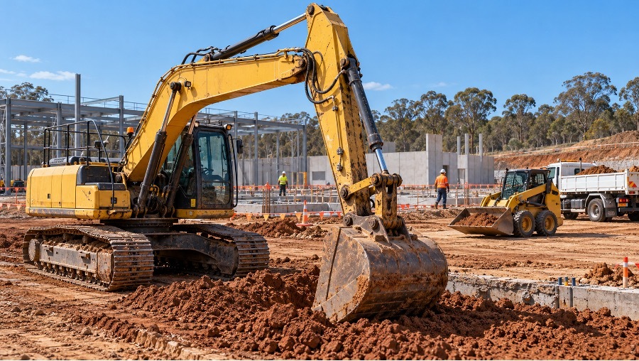 Construction equipment financed with a chattel mortgage