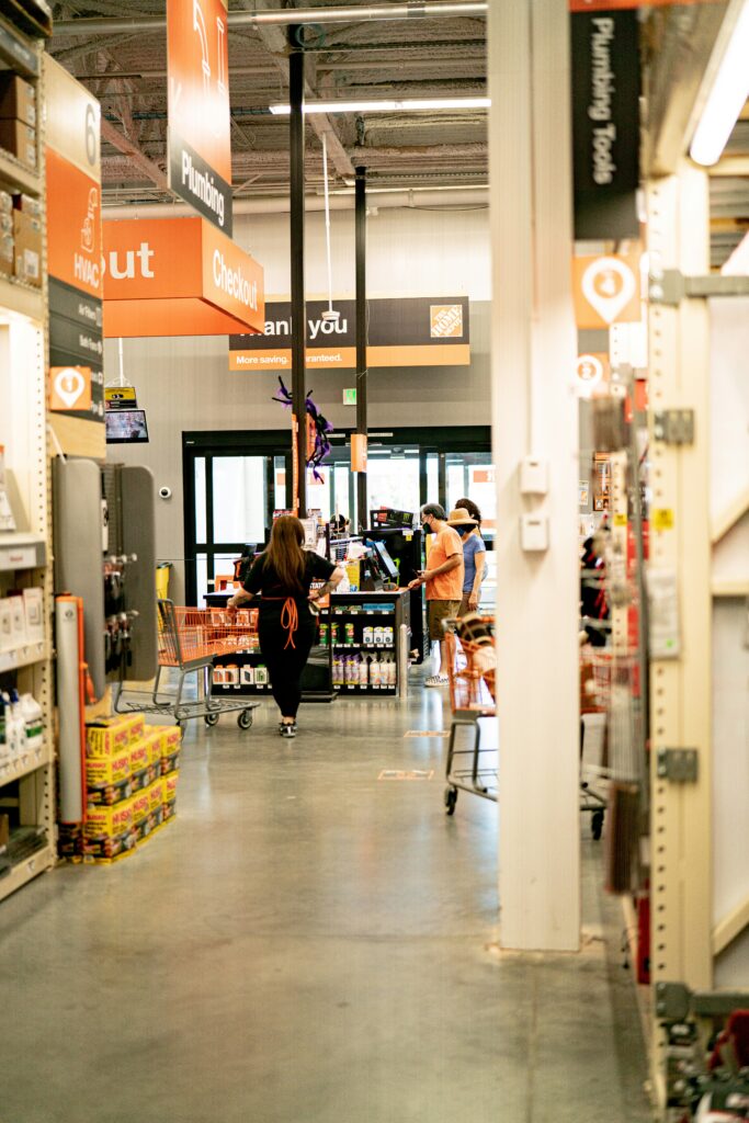 Atmospheric photo of the inside of a retail store