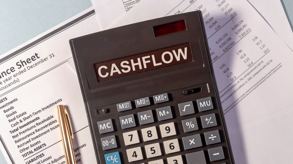 Cashflow inside a calculator