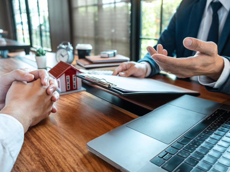 A mortgage broker and a borrower talk about low doc home loan options