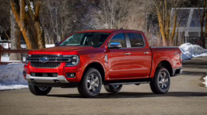 2024 ford ranger in red