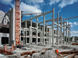 An ongoing building construction