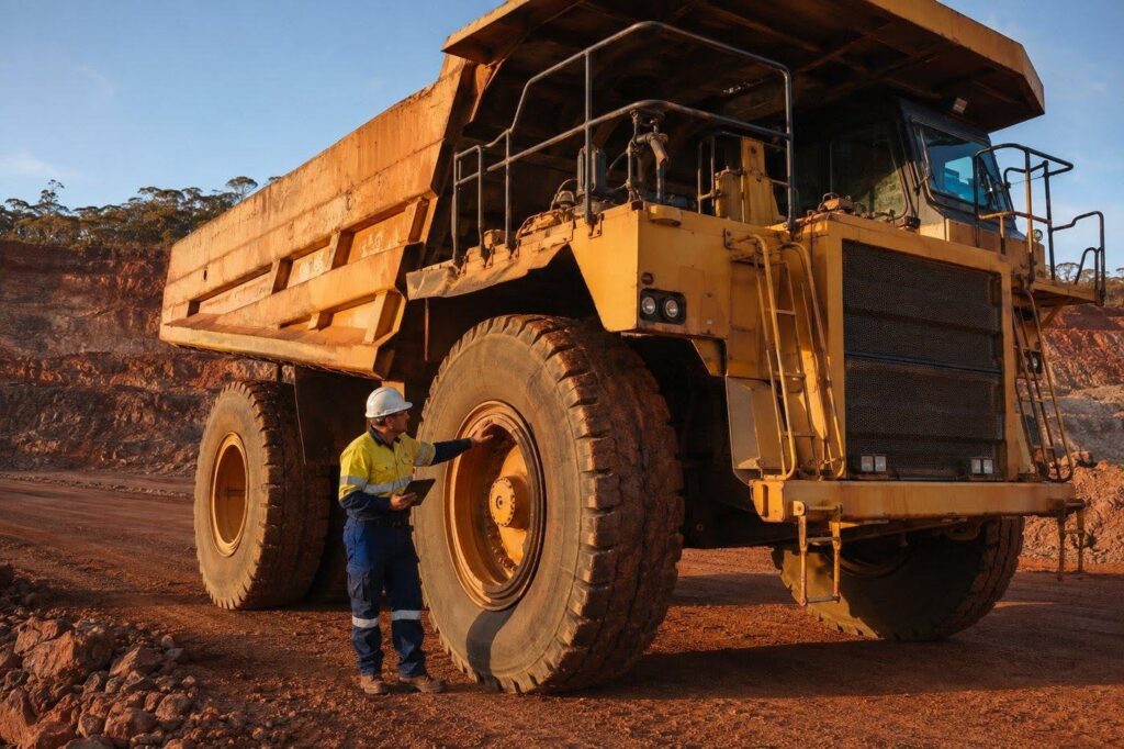 mining business truck