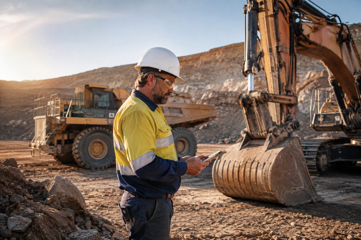 Mining and construction operator with heavy equipment eligible for mining equipment finance