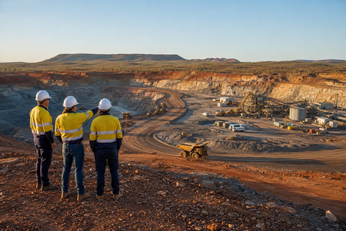 Junior mining operation mobilising for production, eligible for mining project and production finance