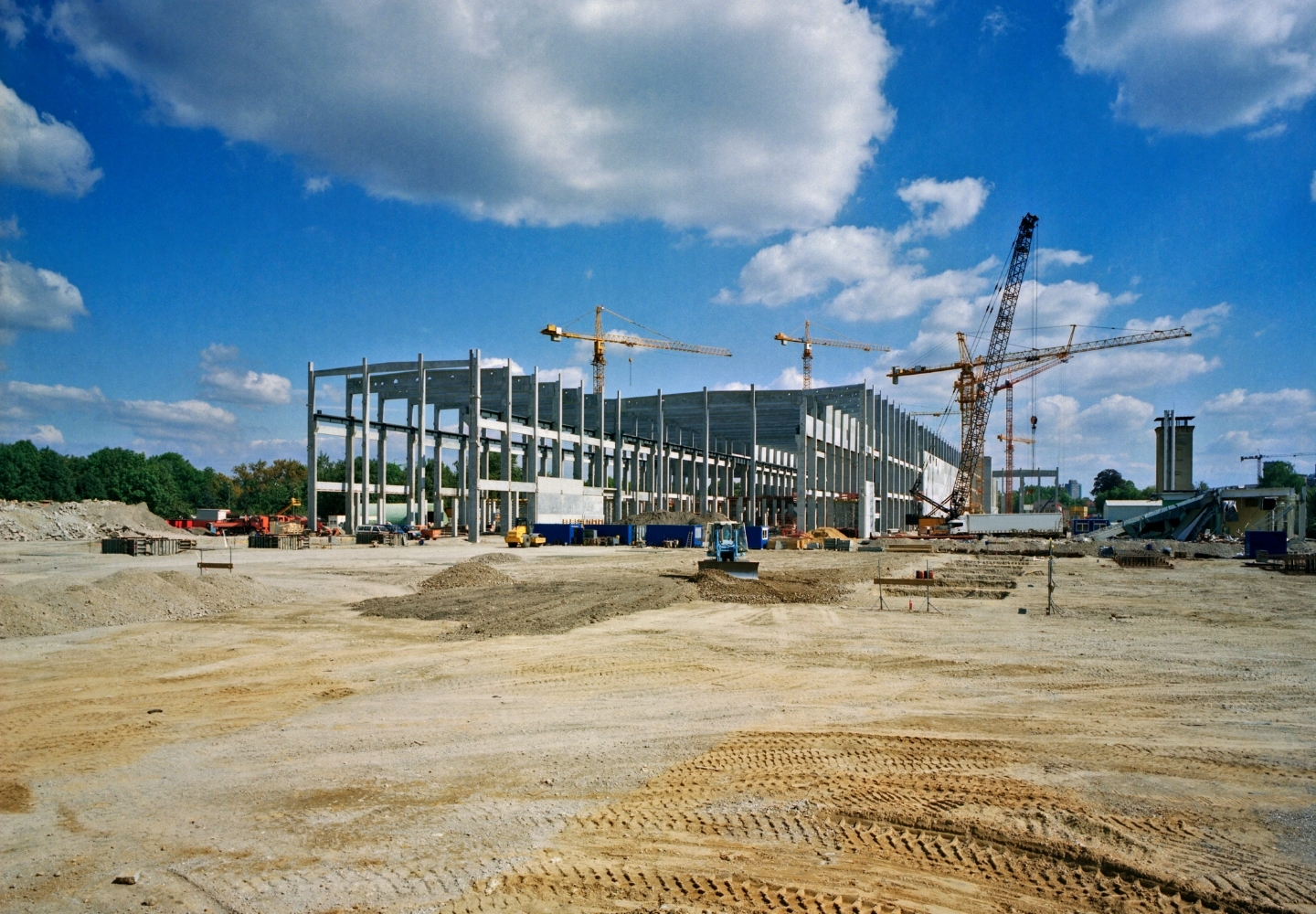 Commercial construction site, representing the type of business in this working capital loan case study
